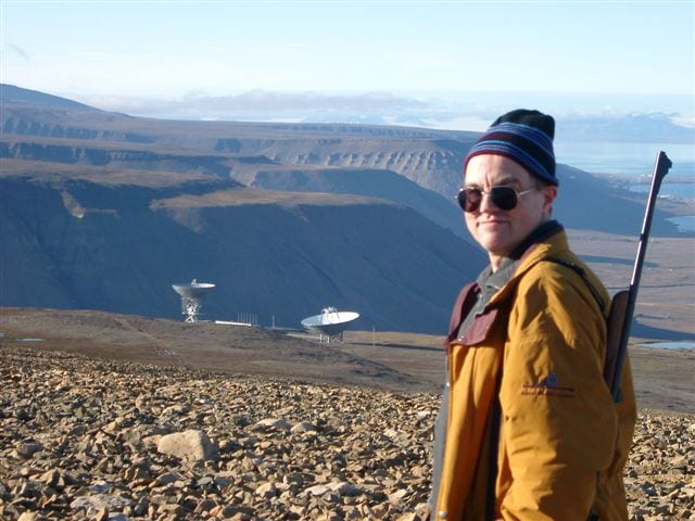 Anthony van Eyken at Svalbard