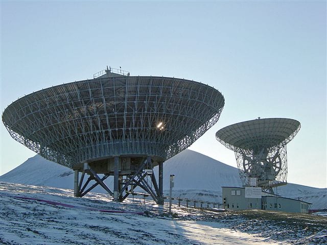 Svalbard ISR's Antennas