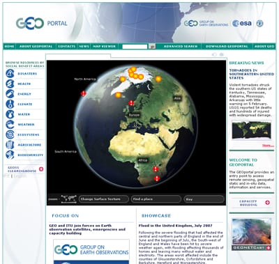 GEOportal Homepage