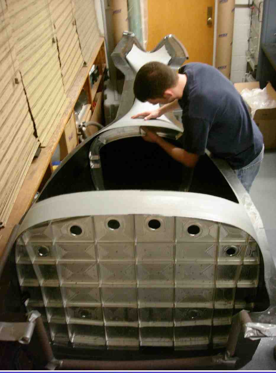 Image of Meridian's fuselage nearing its completion.