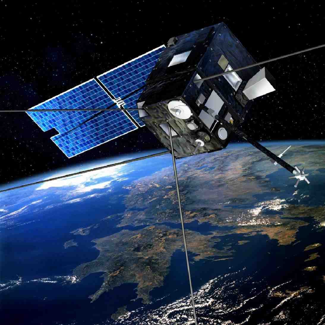 Illustration of the Demeter satellite