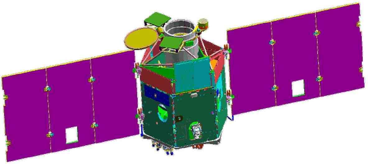 Illustration of the Venµs satellite