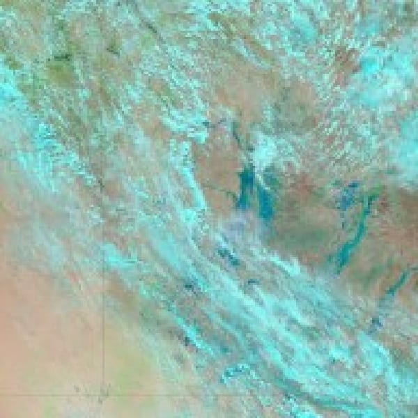 Floods in Australia from Aqua (NASA)