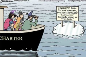 Image of a climate change themed cartoon
