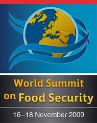 Image of World Summit on Food Security logo