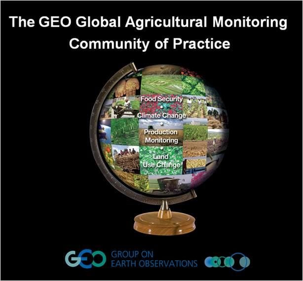 Image of the GEOGlobal Agricultural Monitoring Commounity of Practice logo