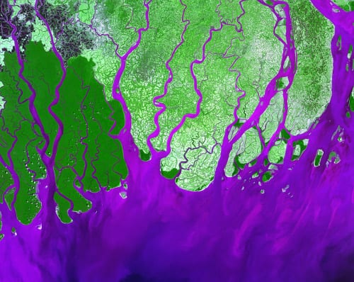 Figure 2. Ganges River delta from USGS Û÷Image Gallery'