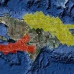 Cropped satellite image of Hispaniola