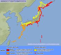 2d image from JMA of quakes