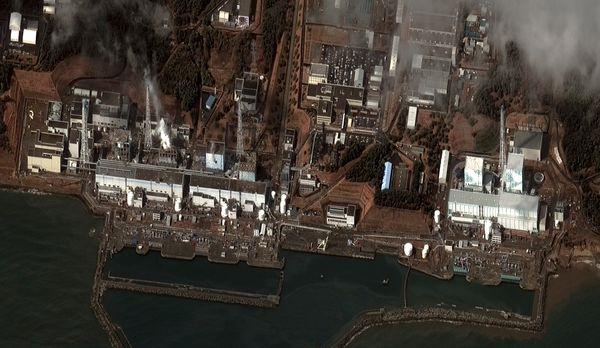 imagery of the damaged Fukushima Daiichi nuclear power plant.