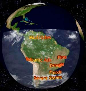 Image from NOAA News represents repositioning of the GOES-10 satellite in 2007 