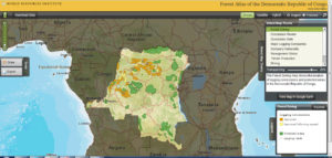 Forest Zoning Map of the DRC. Source: World Resources Institute.