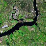 A Landsat image of Philadelphia, Pennsylvania. Image Source: Satellite Imaging Corp.