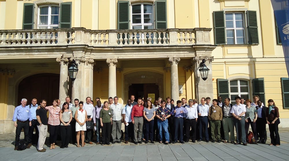 Group photo of participants who attended the Characterizing and Validating Global Land Cover Workshop