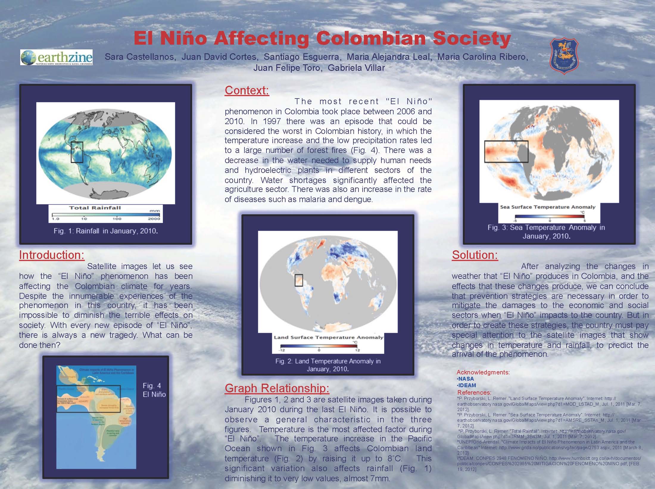 SGS Earth Observation Climate themed poster