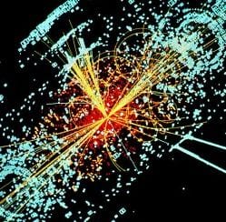 Illustration of a higgs boson. Credit: WikiMedia Commons