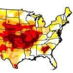 Drought severity map, updated on August 14, 2012, and produced by the National Drought Mitigation Center. 