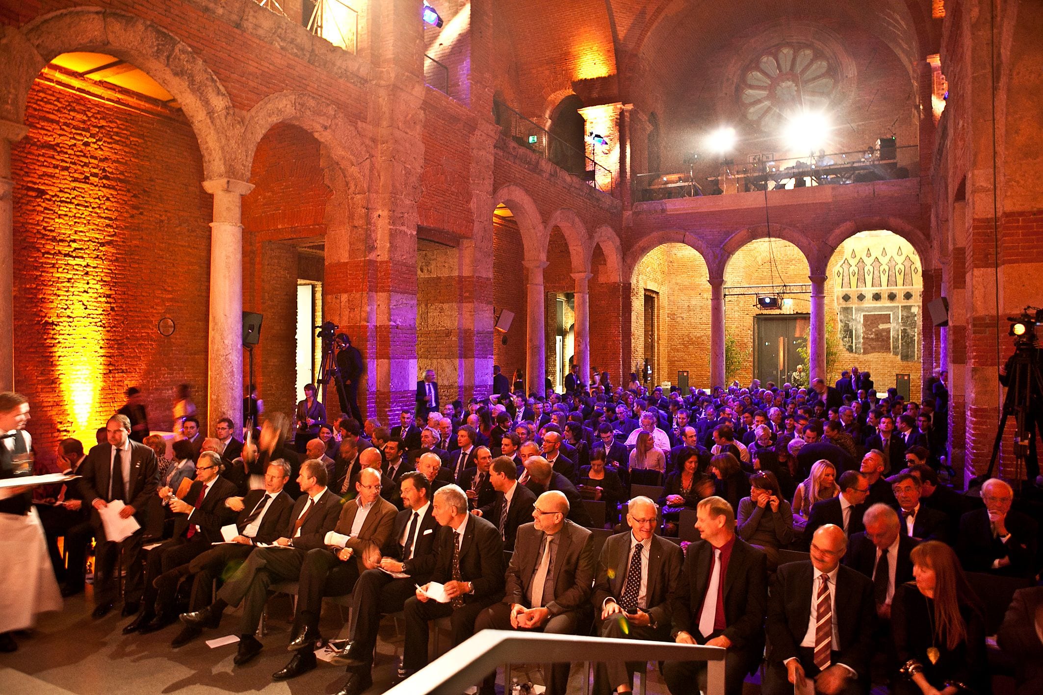 Photograph of the 2011 GMES Masters awards ceremony in Munich. Source: Anwendungszentrum GmbH Oberpfaffenhofen.