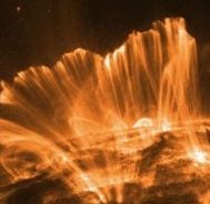 Massive solar flare in November 2000 via NASA
