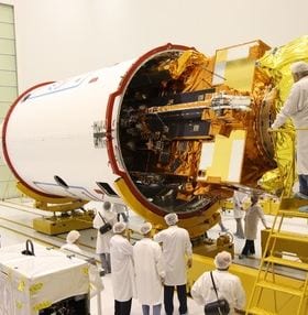 Photo of the satellite MetOp-B. Credit: ESA