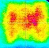 Image of a laser pulse. Credit: ESA
