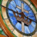 Photograph of a stained glass window. Image Credit: KOMUnews