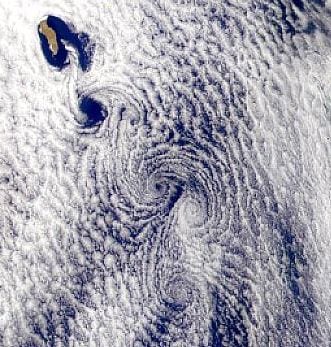 Satellite imagery of ship vortices over the north pacific ocean