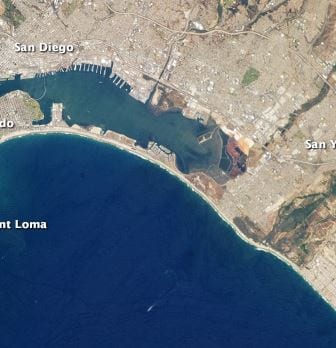 Satellite imagery of the San Diego-Tijuana area. Credit: NASA