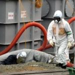 water tanks at the Fukushima nuclear power plant leak
