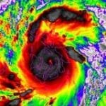 typhoon satelite image