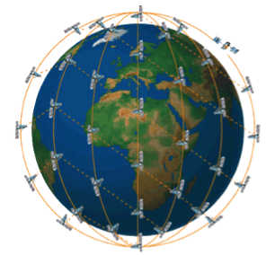 Figure 1. Earth radiation budget constellation enabling the definitive measurement of the radiation imbalance and diurnal variation. RAVAN represents the first   component of such a constellation. Image Credit: JHU/APL.