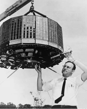 TIROS 3, experimental weather satellite, launched July 12, 1961. Image Credit: NASA.