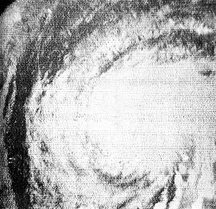 Hurricane Esther, the first tropical cyclone discovered from space (1961). Image Credit: NASA.