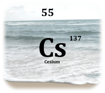 Periodic symbol for Cesium. Image Credit: ECO.