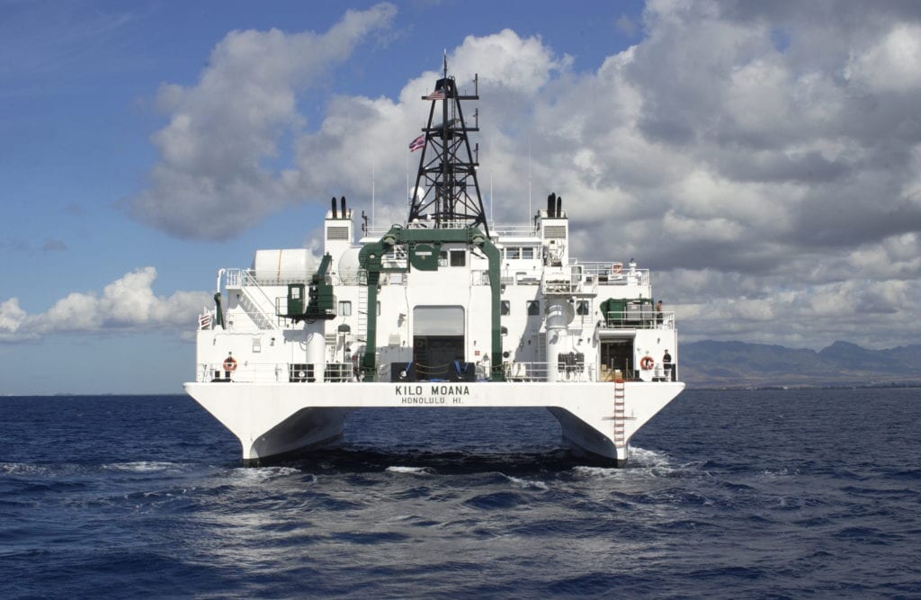 The Kilo Moana is a research vessel that was used for the final stages of the Ocean Health XPRIZE. Image Credit: University of Hawaii