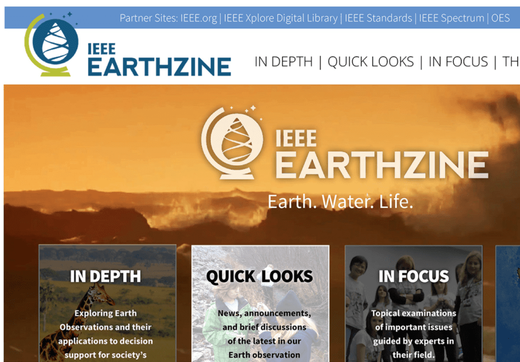 new earthzine design