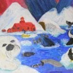 The 2006 3rd Place Winner: "The Life and Story of Antarctica" by Jimmy Dawley, Grade 4, Texas.