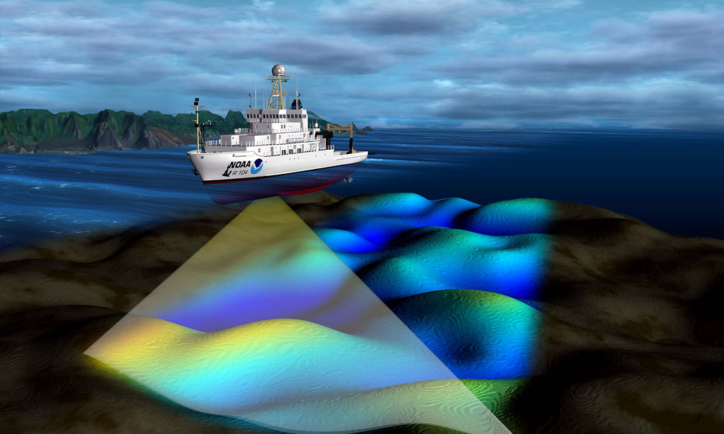 Sound-based technologies such as Multibeam sonar are regularly used to image the seafloor.