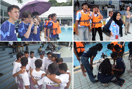 Some intense moments at the challenge