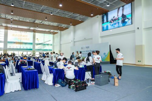 Teams prepare their AUVs